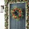 Set of 4 6ft Christmas Garlands, with Warm White LED Lights and Timer, Three Function